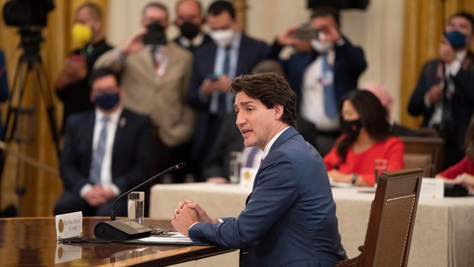 amid-protests-against-restrictions,-trudeau-announces-he-has-covid-19