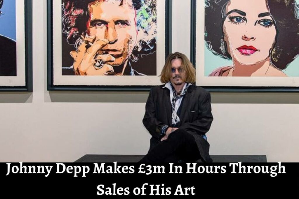 Johnny Depp Makes £3m In Hours Through Sales of His Art