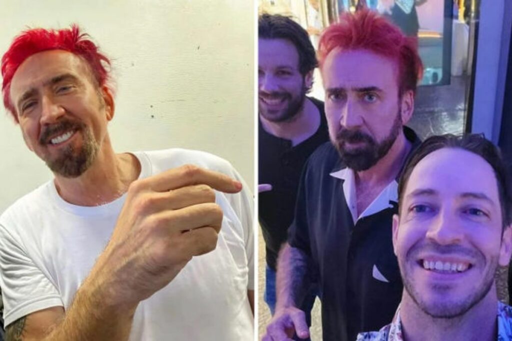 Nicolas Cage red hair