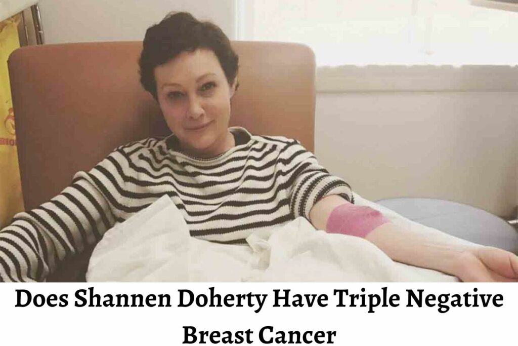 does shannen doherty have triple negative breast cancer