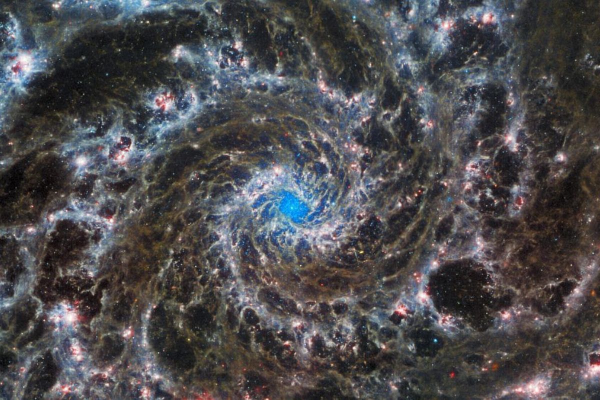 The James Webb Telescope Shows Us the Heart of A 'Phantom Galaxy' 