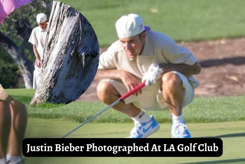 Justin Bieber Photographed At LA Golf Club