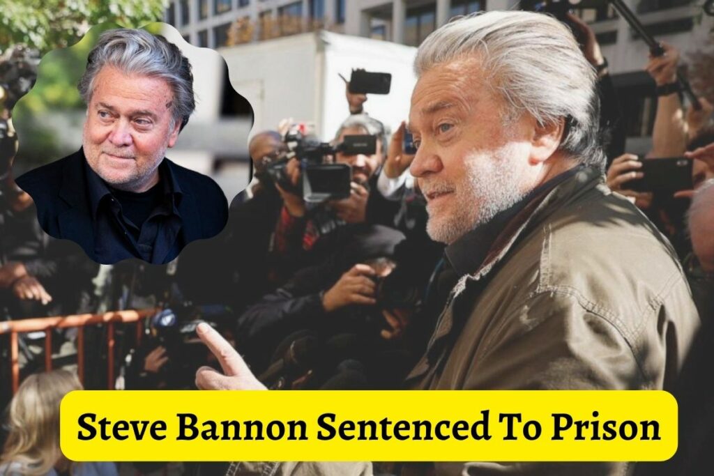 Steve Bannon Sentenced To 4 Months In Prison For Contempt of Congress
