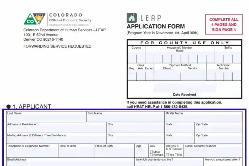 How To Apply For Colorado LEAP Application (2022)?