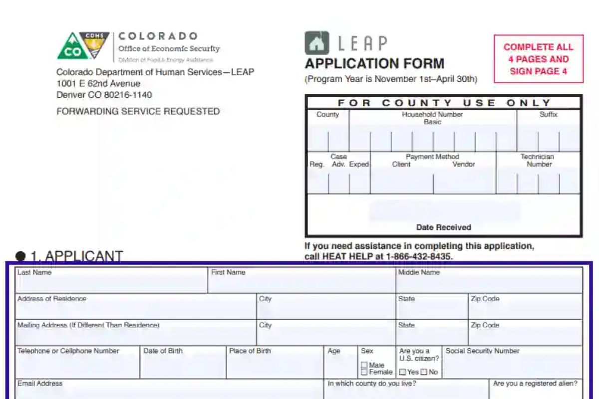 How To Apply For Colorado LEAP Application