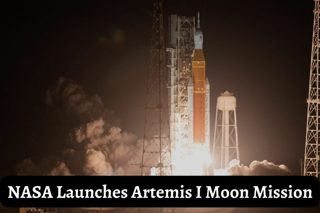 NASA launches Artemis I moon mission