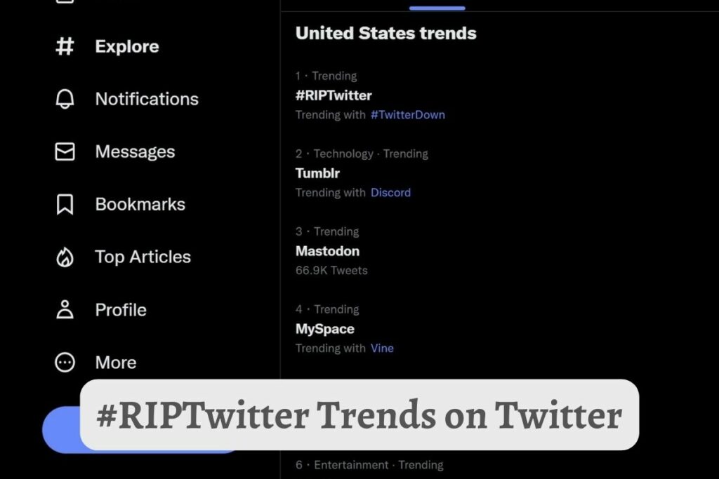 #RIPTwitter Trends on Twitter