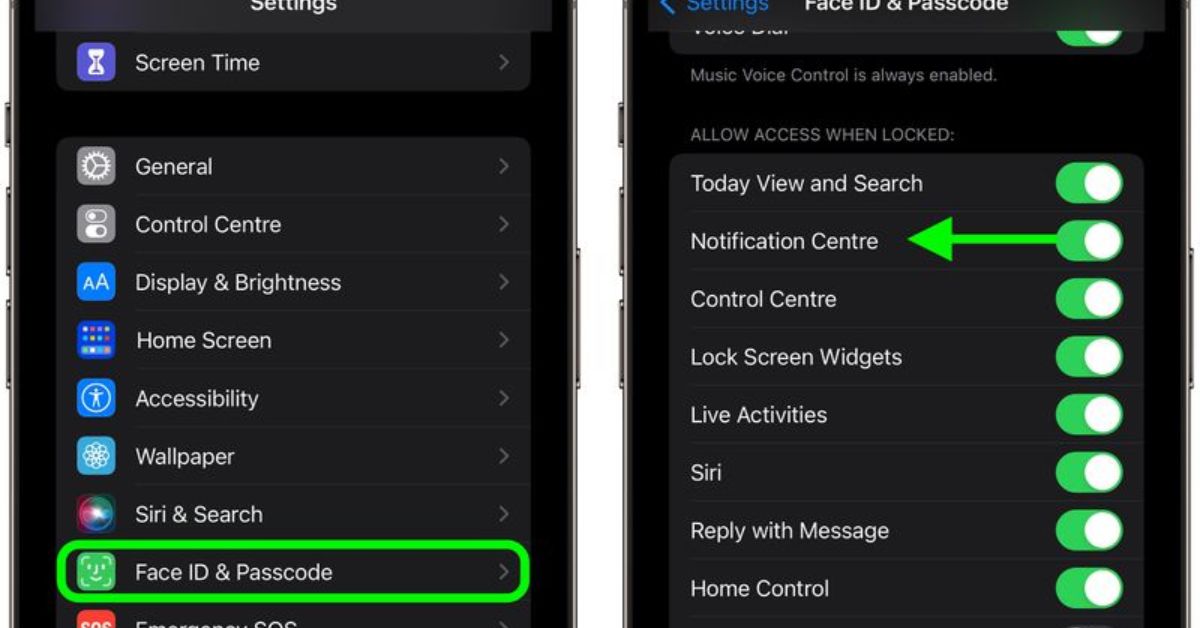 How To Disable Access To Notification Center On iPhone Lock Screen