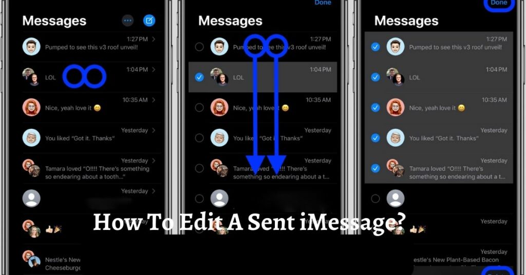How To Edit A Sent iMessage
