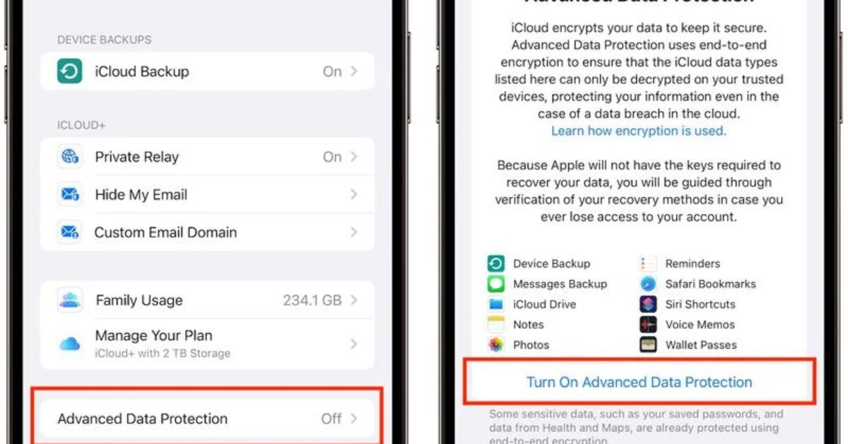 How To Enable End-To-End Encryption For iCloud Backups