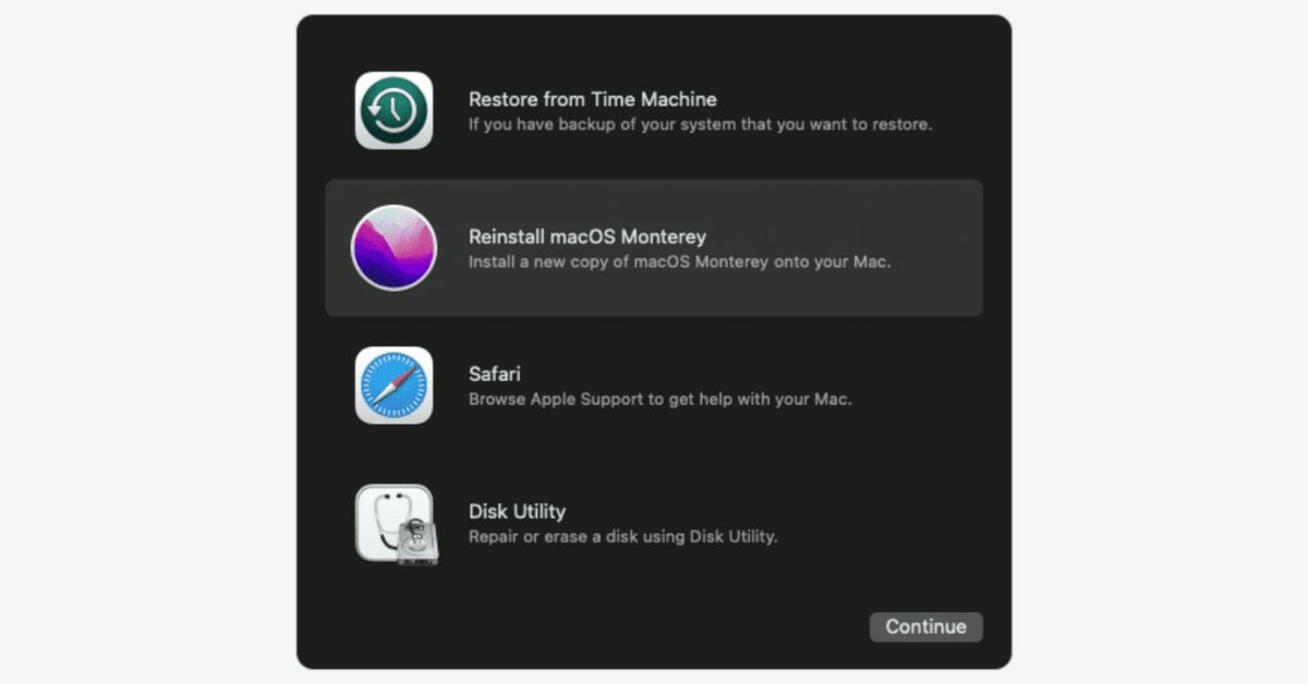 How To Enter macOS Recovery Mode on Apple Silicon Macs
