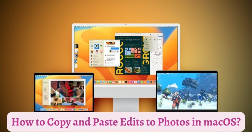 How to Copy and Paste Edits to Photos in macOS