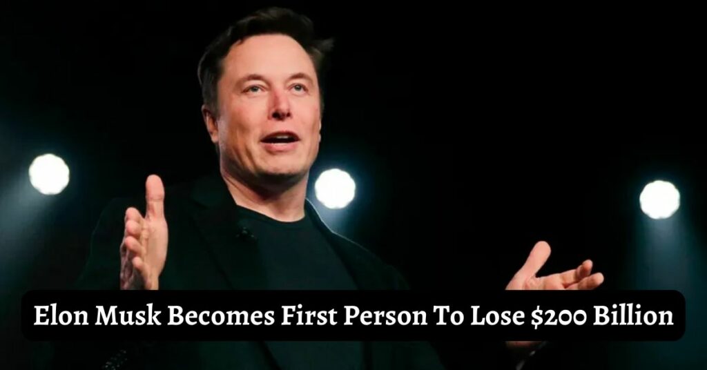 Elon Musk Becomes First Person To Lose $200 Billion