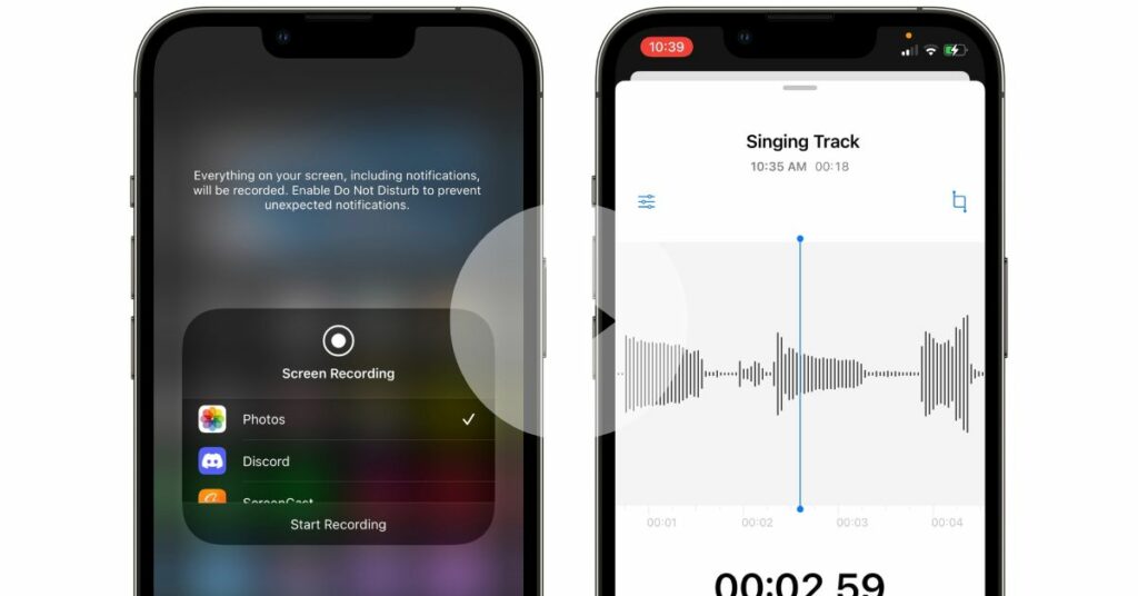 How To Include A Voiceover When Screen Recording on iPhone And iPad