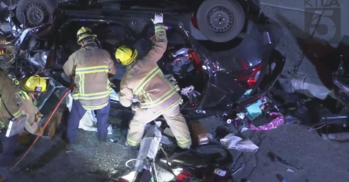 1 Killed, 3 Injured, Including Toddler, After Horrific 2-car Crash in North Hollywood 