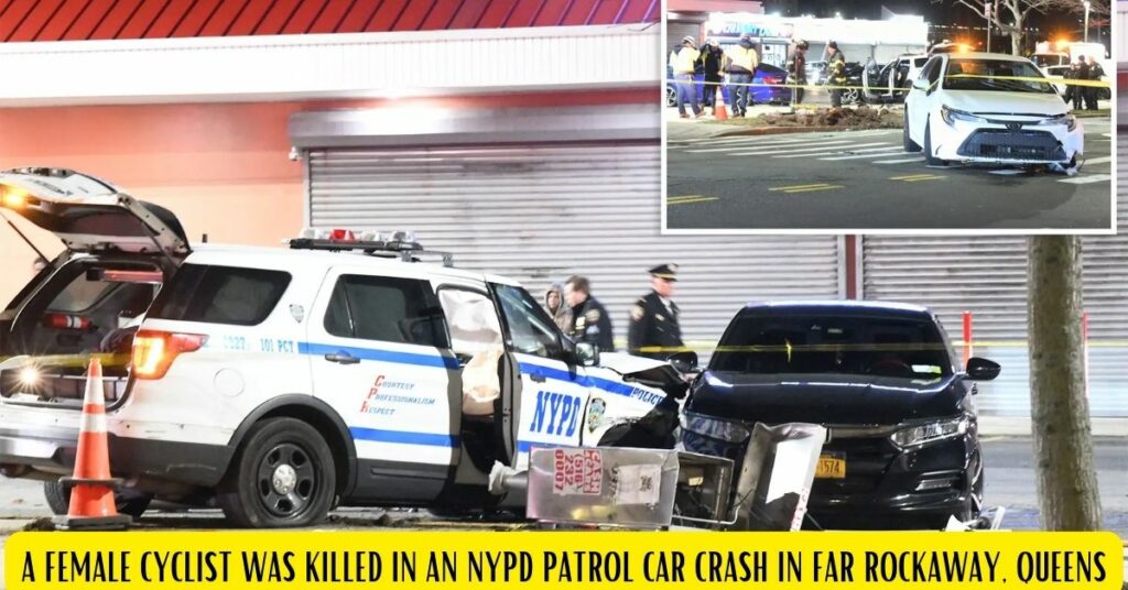 A Female Cyclist Was Killed in an NYPD Patrol Car Crash in Far Rockaway, Queens