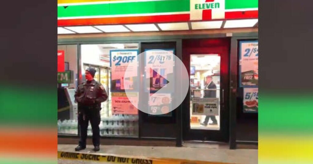 Thieves Steal Money in 7-Eleven store in Manhattan After Firing Gun