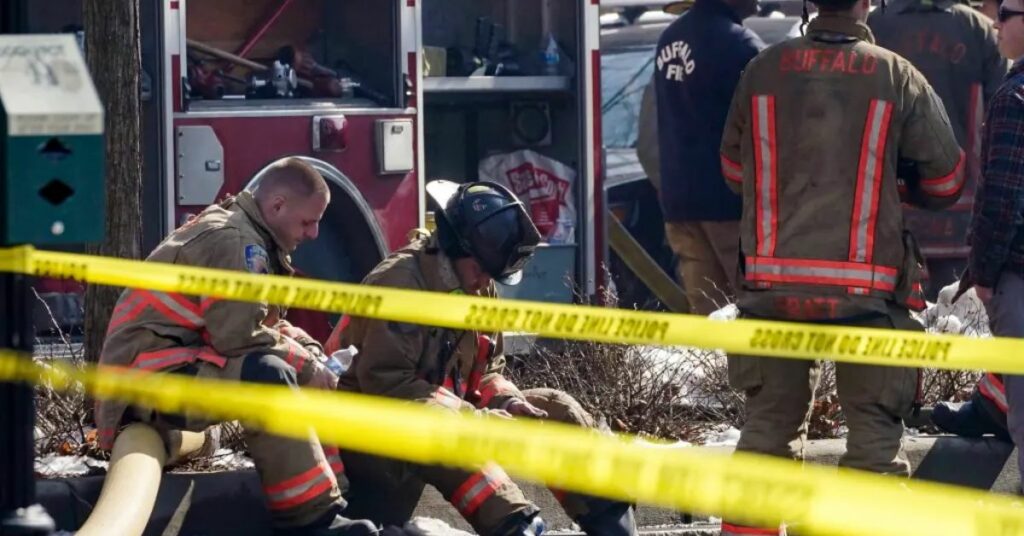 Buffalo Firefighter Dies Battling Massive Blaze