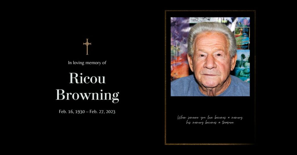 Ricou Browning dies