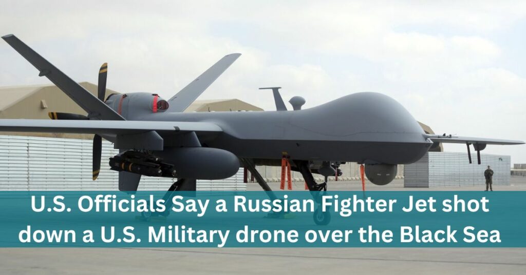 U.S. Military drone over the Black Sea