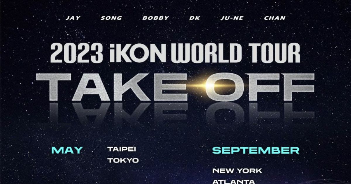 iKON reveal stops for their upcoming 'TAKE OFF' 2023 world tour 