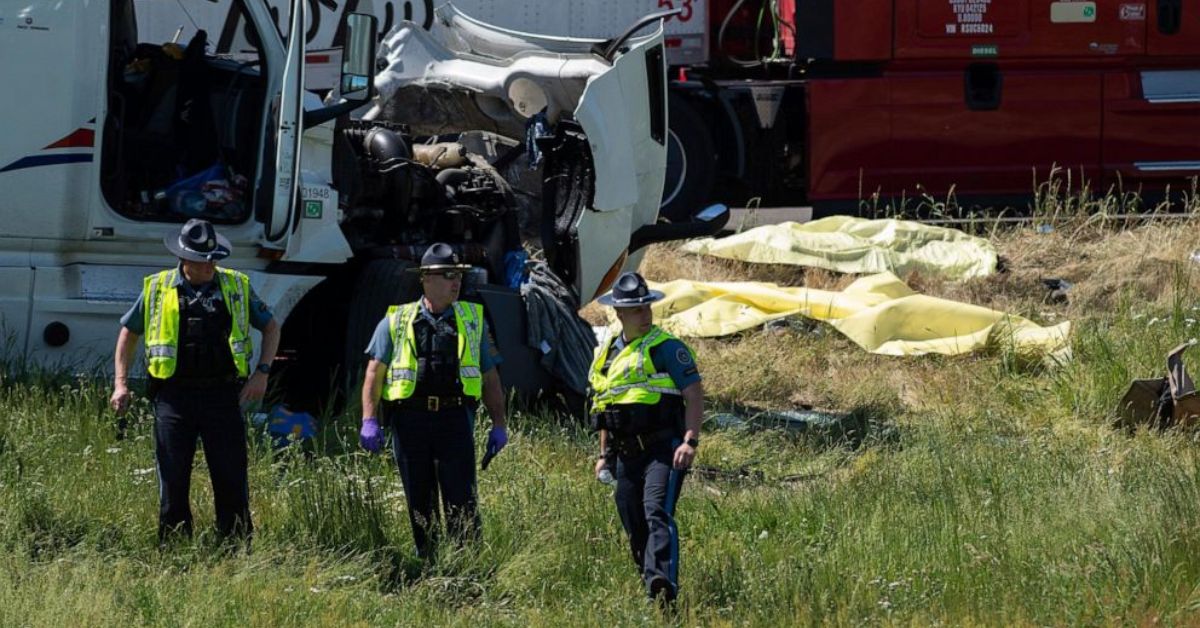 Truck Driver Apprehended In Tragic Oregon Freeway Accident With 7 Fatalities
