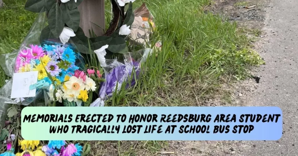 Memorials Erected To Honor Reedsburg Area Student Who Tragically Lost Life At School Bus Stop