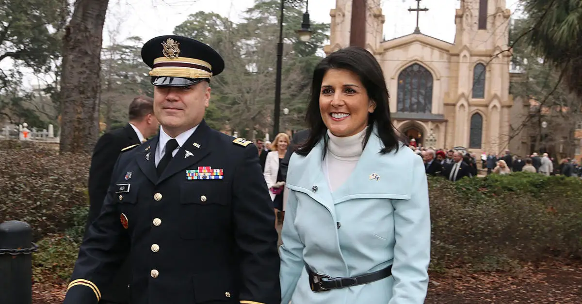 Nikki Haley's Husband Joins Africa Deployment While Campaigning