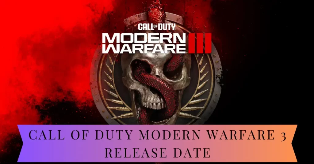 Call of Duty Modern Warfare 3 Release Date